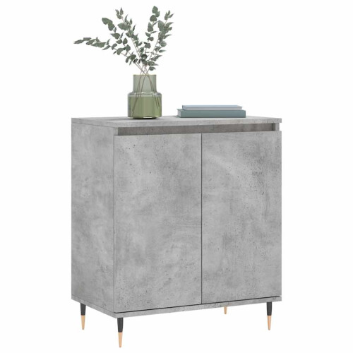Berkfield Sideboard Concrete Grey 60x35x70 cm Engineered Wood 2