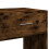 Berkfield Dressing Table with Mirror Smoked Oak 80x39x80 cm 8
