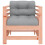 Berkfield Garden Chairs with Cushions 2 pcs Solid Wood Douglas 4