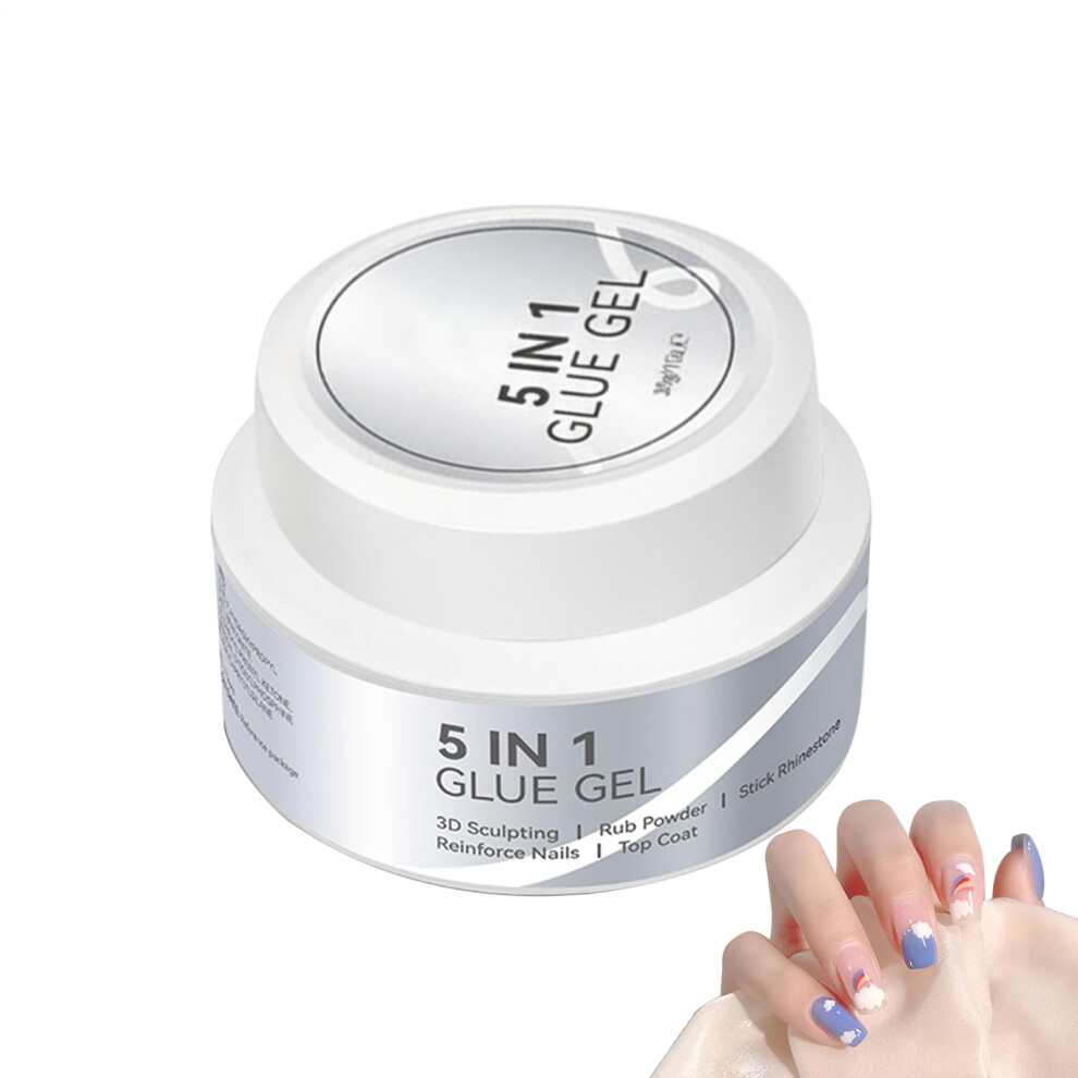 Nail Sculpting Gel 30ml Bubble Elastic 3D Nail Extension Gel for LongLasting Salon Art