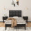Berkfield Wall Headboard Black 96x3x63 cm Solid Wood Pine 3