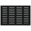 Berkfield Wall Headboard Black 96x3x63 cm Solid Wood Pine 4