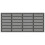 Berkfield Wall Headboard Grey 166x3x91.5 cm Solid Wood Pine 4
