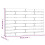 Berkfield Wall Headboard Black 96x3x63 cm Solid Wood Pine 8