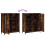 Berkfield Sideboard Smoked Oak 70x30x80 cm Engineered Wood 9