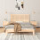 Berkfield Wall Headboard 141x3x63 cm Solid Wood Pine 3