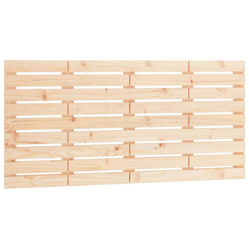 Berkfield Wall Headboard 126x3x63 cm Solid Wood Pine 1