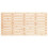 Berkfield Wall Headboard 126x3x63 cm Solid Wood Pine 4