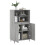 Berkfield Highboard Grey Sonoma 60x36x110 cm Engineered Wood 4