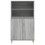 Berkfield Highboard Grey Sonoma 60x36x110 cm Engineered Wood 6
