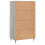 Berkfield Highboard Grey Sonoma 60x36x110 cm Engineered Wood 8
