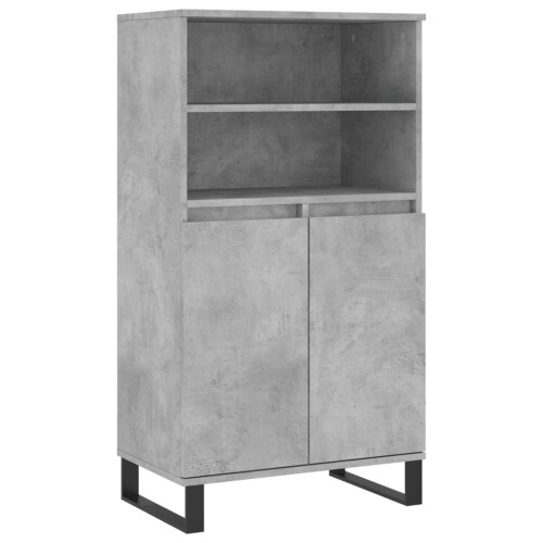 Berkfield Highboard Concrete Grey 60x36x110 cm Engineered Wood 1