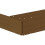 Berkfield Sandbox with Seats Honey Brown Octagon Solid Wood Pine 7