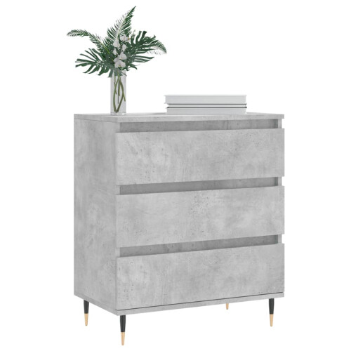 Berkfield Sideboard Concrete Grey 60x35x70 cm Engineered Wood 2