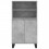 Berkfield Highboard Concrete Grey 60x36x110 cm Engineered Wood 6