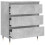 Berkfield Sideboard Concrete Grey 60x35x70 cm Engineered Wood 6