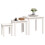 Berkfield Nesting Tables 3 pcs White Solid Wood Pine 4