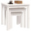 Berkfield Nesting Tables 3 pcs White Solid Wood Pine 5