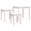 Berkfield Nesting Tables 3 pcs White Solid Wood Pine 6