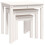 Berkfield Nesting Tables 3 pcs White Solid Wood Pine 7