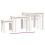 Berkfield Nesting Tables 3 pcs White Solid Wood Pine 9