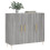 Berkfield Sideboard Grey Sonoma 90x34x80 cm Engineered Wood 3