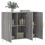 Berkfield Sideboard Grey Sonoma 90x34x80 cm Engineered Wood 4