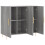 Berkfield Sideboard Grey Sonoma 90x34x80 cm Engineered Wood 5