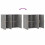 Berkfield Sideboard Grey Sonoma 90x34x80 cm Engineered Wood 9