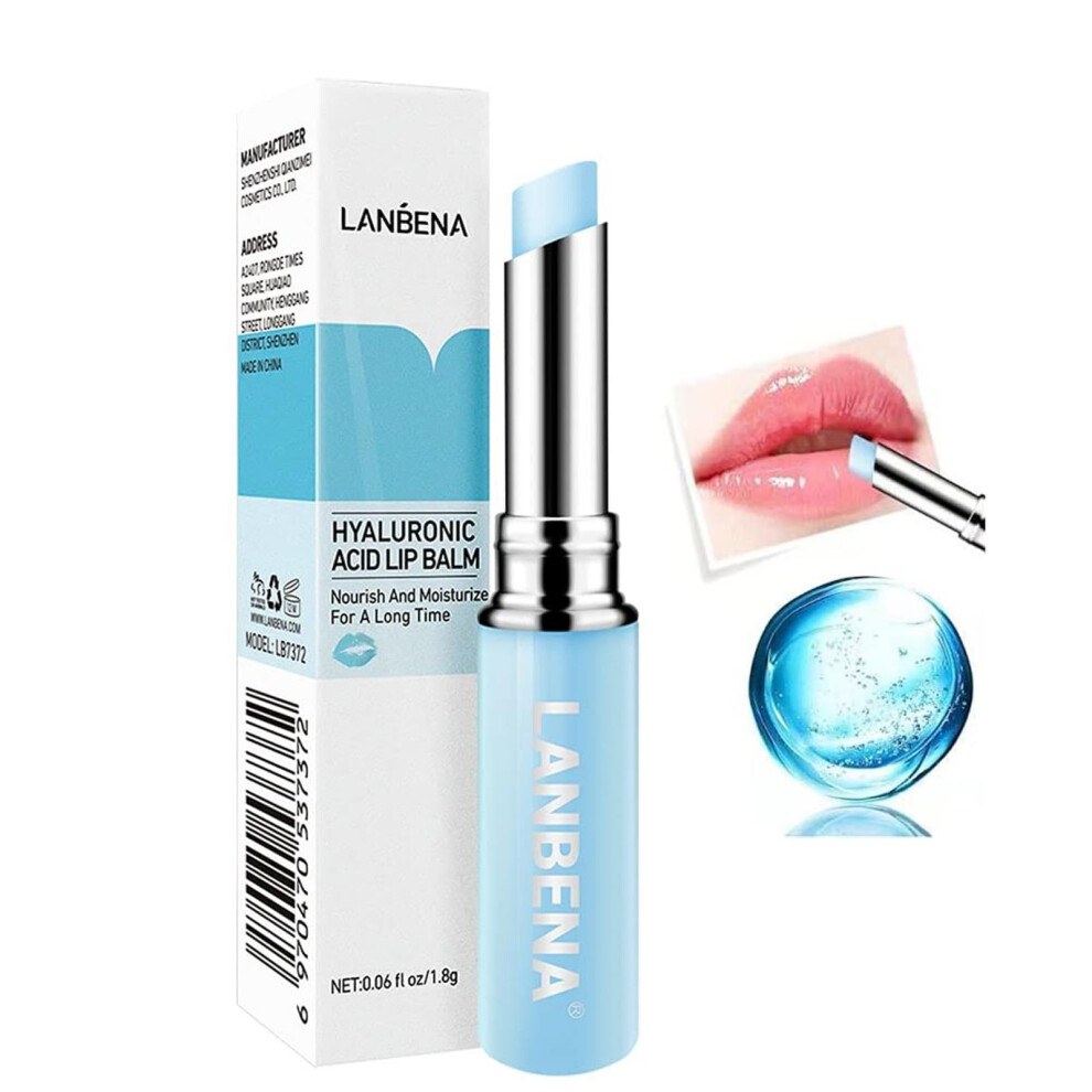 Hyaluronic Acid Lip Balm Deep Hydration LongLasting Moisture Lip Care for Dry Chapped Lips