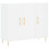 Berkfield Sideboard White 90x34x80 cm Engineered Wood 2