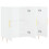 Berkfield Sideboard White 90x34x80 cm Engineered Wood 3