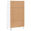 Berkfield Highboard White 60x36x110 cm Engineered Wood 8