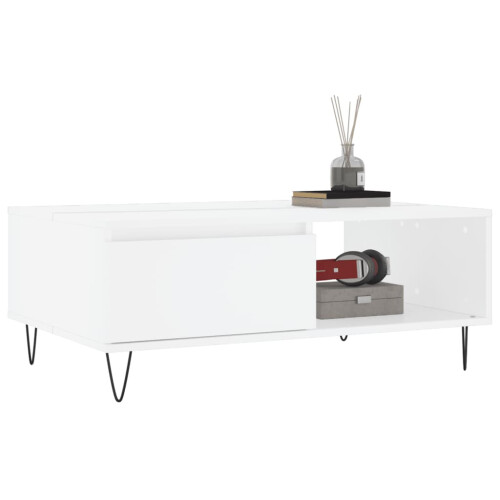 Berkfield Coffee Table White 90x60x35 cm Engineered Wood 2