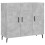 Berkfield Sideboard Concrete Grey 90x34x80 cm Engineered Wood 2