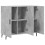 Berkfield Sideboard Concrete Grey 90x34x80 cm Engineered Wood 5
