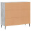 Berkfield Sideboard Concrete Grey 90x34x80 cm Engineered Wood 8