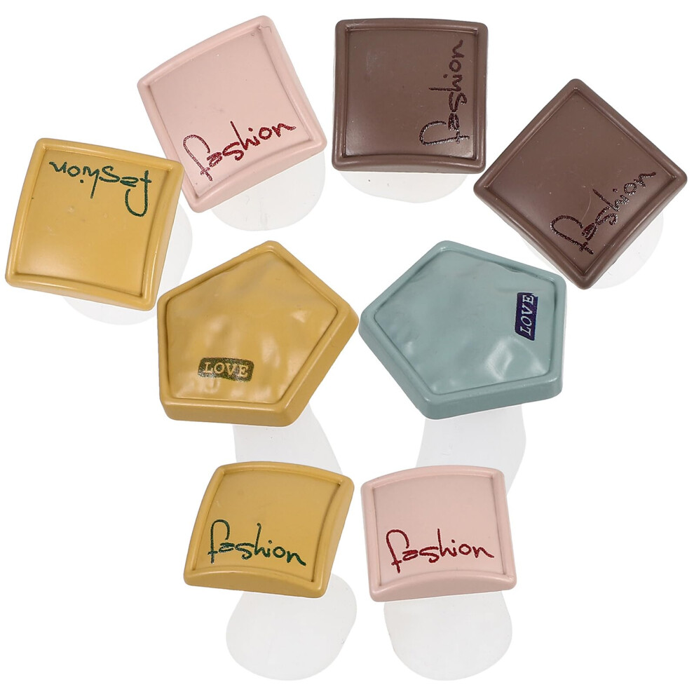 8pcs Reusable Silicone Toe Separators for Women Soft Toe Spacers for Pedicure Nail Polish