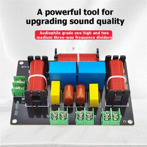 WEAH-332 200W 3 Way Crossover 2 Midrange 1 Treble Frequency Divider Audio Speaker Crossover KTV Crossover Model B 2