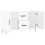 Berkfield Sideboard White 100x36x60 cm Engineered Wood 5