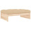 Berkfield Garden Footstool 120x80 cm Solid Wood Pine 2