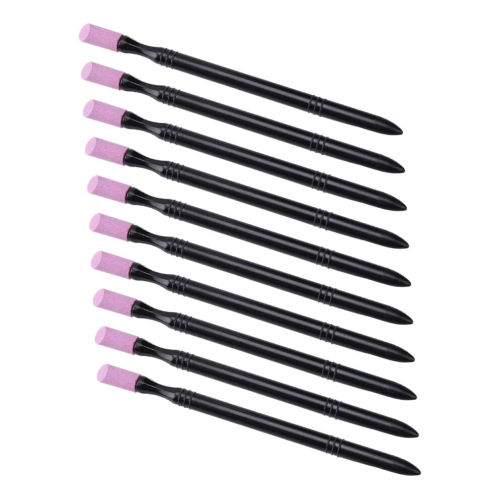 10Pcs Nail Care Kit Manicure Pedicure Set with Precision Cuticle Remover and Buffer for Natural and False Nails