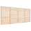 Berkfield Wall Headboard 206x3x91.5 cm Solid Wood Pine 2