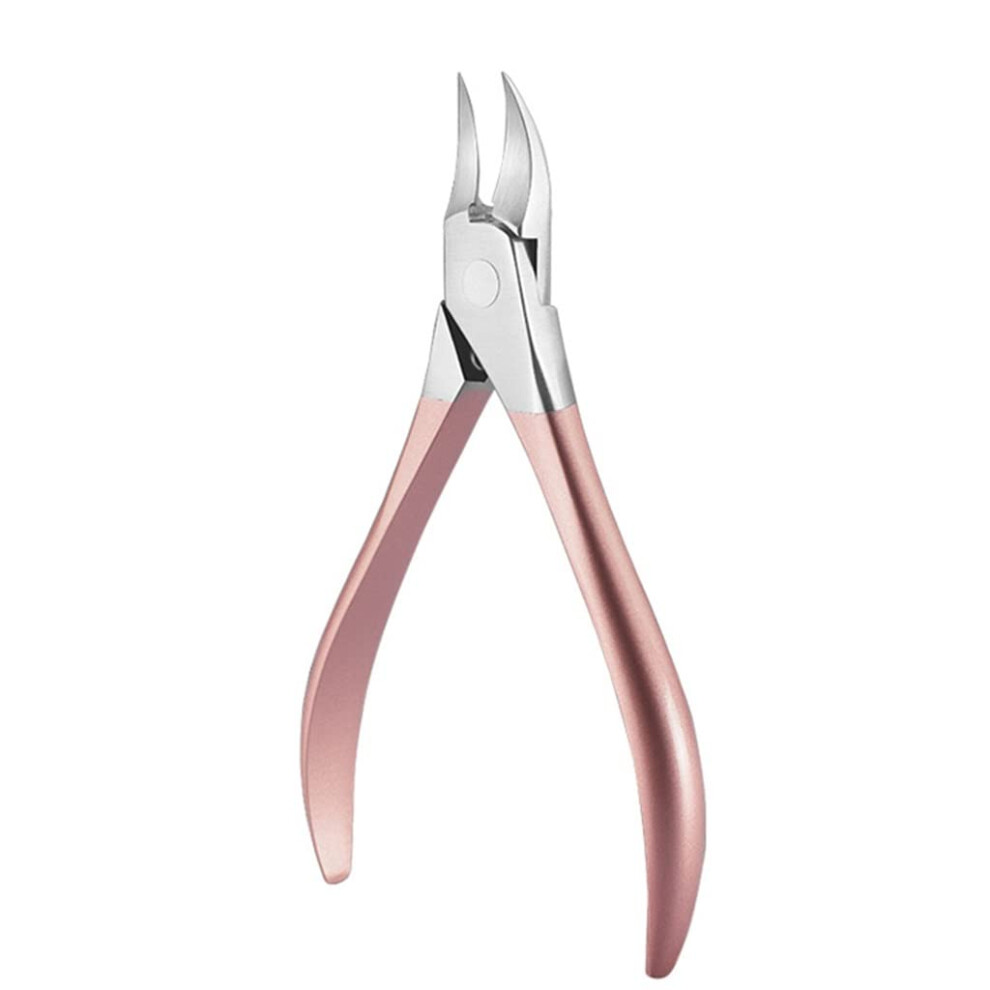 Black Stainless Steel Nail Clipper For Thick Nails, Wide Jaw Toenail Trimmer With Sharp Precision Cutting