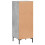 Berkfield Sideboard Concrete Grey 34.5x34x90 cm Engineered Wood 8