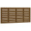 Berkfield Wall Headboard Honey Brown 126x3x63 cm Solid Wood Pine 2