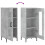 Berkfield Sideboard Concrete Grey 34.5x34x90 cm Engineered Wood 9