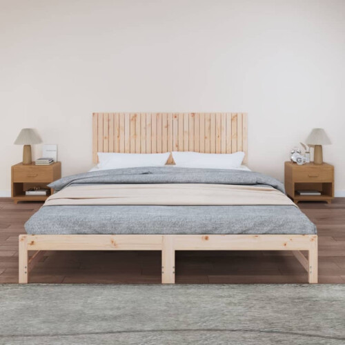 Berkfield Wall Headboard 185x3x60 cm Solid Wood Pine 2