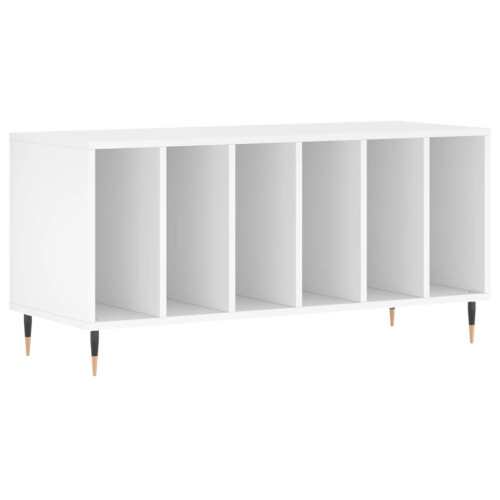 Berkfield Record Cabinet White 100x38x48 cm Engineered Wood 1