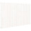 Berkfield Wall Headboard White 185x3x110 cm Solid Wood Pine 2